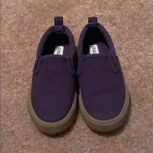 🌵2/$10 Toddler 9c navy blue slip ons
